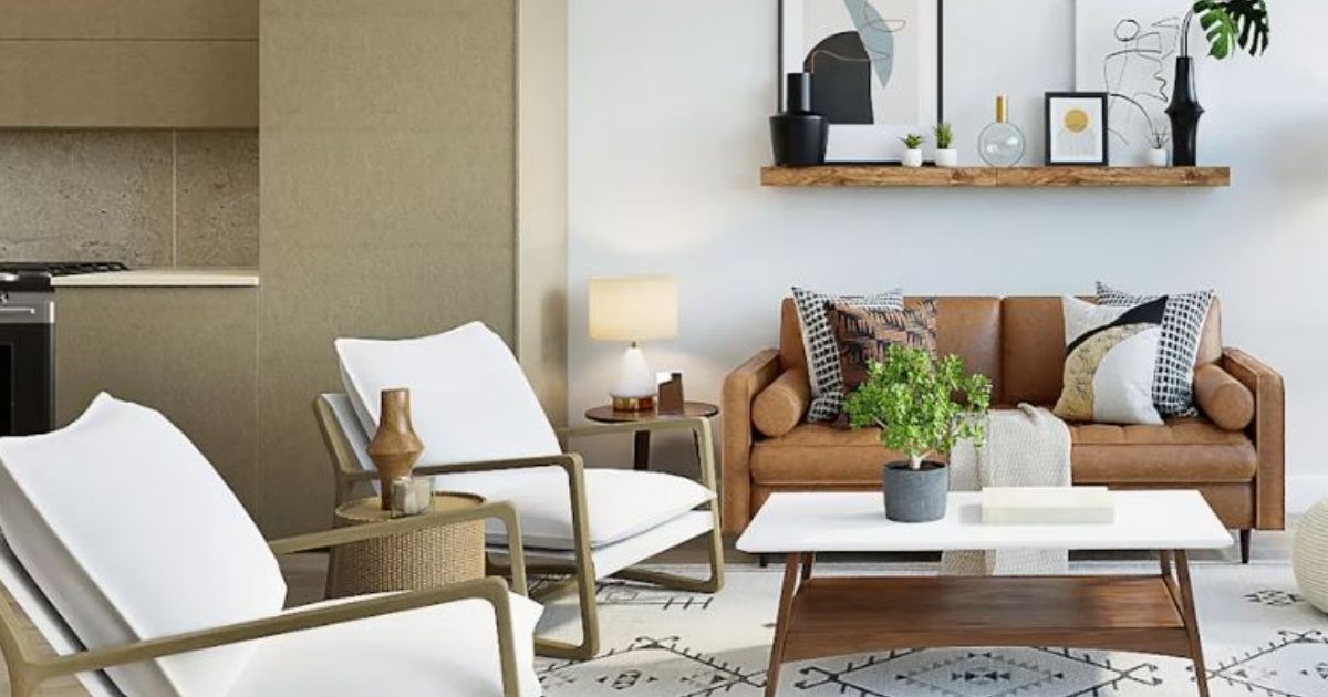 Renovation contract and plans on a table